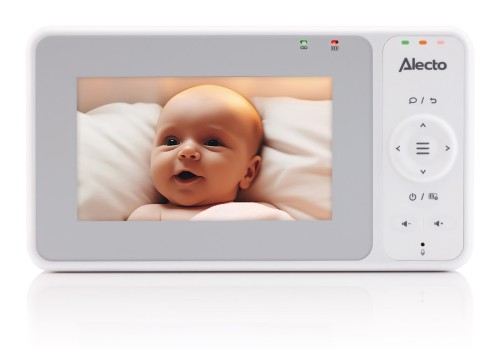 Alecto DVM2043 - wideoniania z kamerą, kolorowym wyświetlaczem i lampką nocną, biała (4)