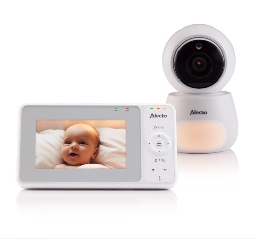 Alecto DVM2043 - wideoniania z kamerą, kolorowym wyświetlaczem i lampką nocną, biała (20)