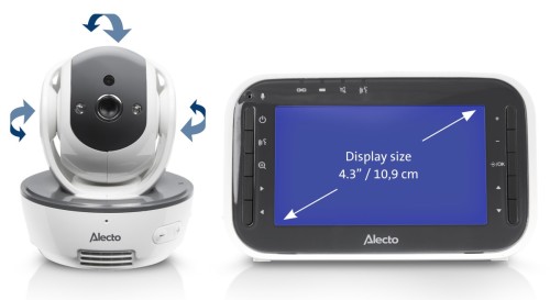 Alecto DVM200M - wideoniania z kolorowym wyświetlaczem, biały/antracyt (4)