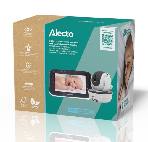 Alecto DVM200M - wideoniania z kolorowym wyświetlaczem, biały/antracyt (14)