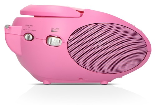 Lenco SCD-24 Pink - przenośne radio stereo FM z odtwarzaczem CD (7)