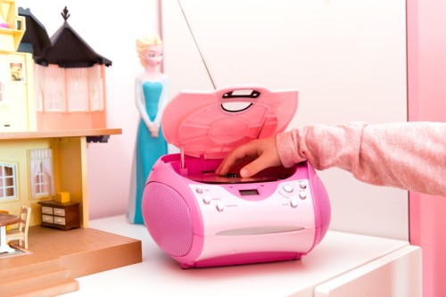 Lenco SCD-24 Pink - przenośne radio stereo FM z odtwarzaczem CD (16)