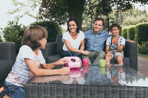 Lenco SCD-24 Pink - przenośne radio stereo FM z odtwarzaczem CD (18)