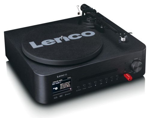 Lenco MC-760 - mikrowieża z gramofonem, CD, USB, radiem internetowym, FM/DAB+ i Bluetooth (7)