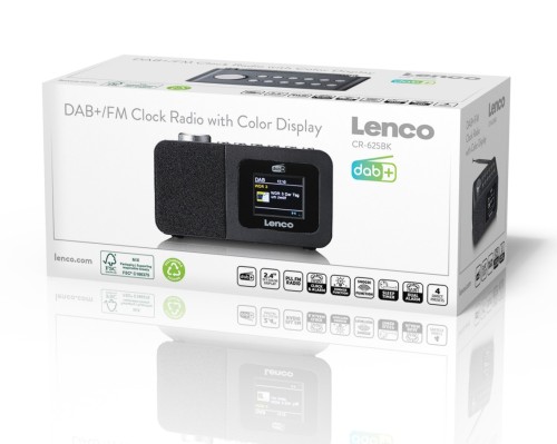 Lenco CR-625BK - radio DAB+/FM z budzikiem (12)