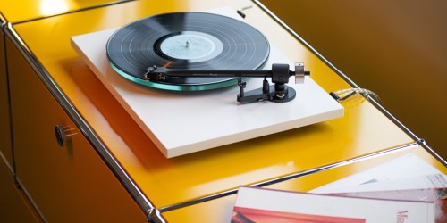 Pro-Ject T2 Super Phono + Sumiko Rainier - Gramofon, ramię 9\, przedwzmacniacz - matowa biel (6)