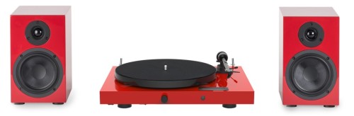 Pro-Ject JukeBox E1 HiFi Set Red - Kompletny system audio stereo z gramofonem (4)