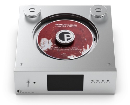 Pro-Ject CD Box RS2 TUBE srebrny - lampowy odtwarzacz CD High-End (2)