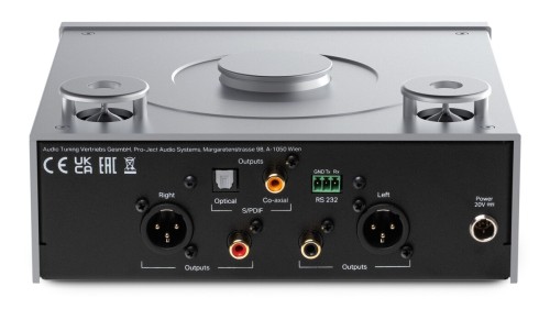 Pro-Ject CD Box RS2 TUBE srebrny - lampowy odtwarzacz CD High-End (3)