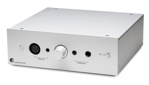 Pro-Ject Head Box DS3 B srebrny - wzmacniacz słuchawkowy z wejściami i wyjściami zbalansowanymi (4)