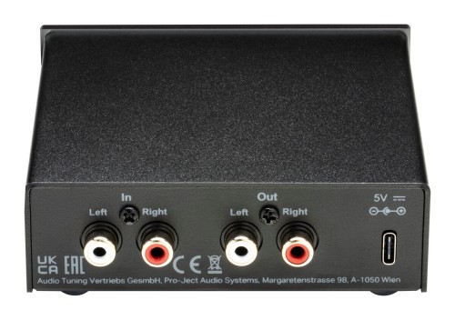 Pro-Ject Head Box E Black - wzmacniacz słuchawkowy ze złączami 6,3 mm i 3,5 mm (2)