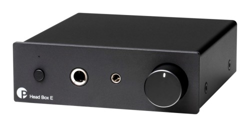Pro-Ject Head Box E Black - wzmacniacz słuchawkowy ze złączami 6,3 mm i 3,5 mm (1)