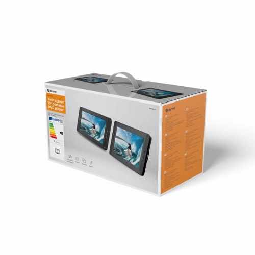 Denver MTW-1098 - przenośny odtwarzacz DVD 10\, 2 ekrany (8)