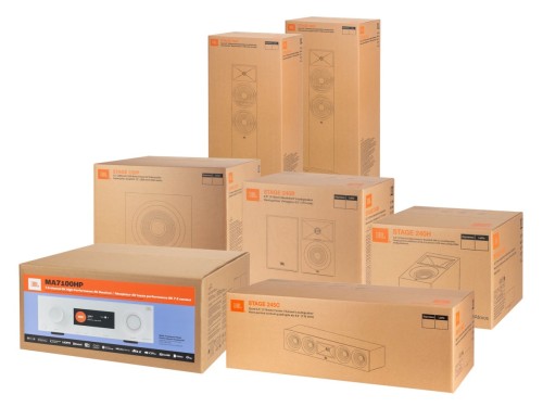 JBL system kina domowego5.1.2 Dolby ATMOS MA7100HP + STAGE 260F + 245C + 240B + stojak na kolumny + 240H +220P BIAŁY (3)
