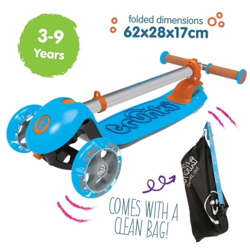 Składana hulajnoga Trunki - niebieska, duża (7)