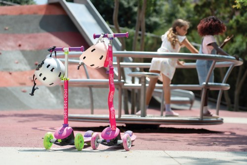 Składana hulajnoga Trunki - różowa, mała (9)
