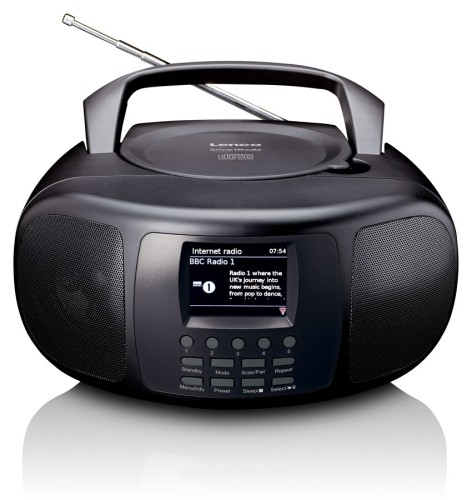 Lenco SCD-6000BK - Boombox z radiem internetowym i FM/DAB+, CD i Bluetooth (1)