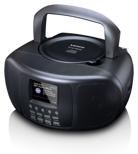 Lenco SCD-6000BK - Boombox z radiem internetowym i FM/DAB+, CD i Bluetooth (8)