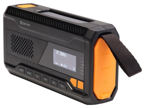 Denver SCD-2033 – radio FM/DAB+ z Bluetooth, zasilaniem solarnym/dynamowym/bateryjnym (4)