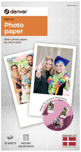 Denver PBP-60 - papier fotograficzny do drukarki MCP-6010, 20 szt. (1)