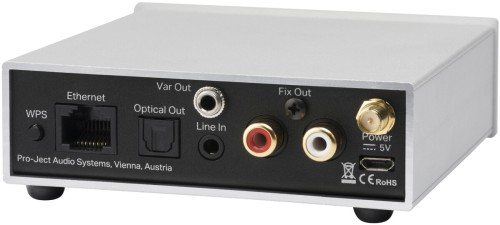 Pro-Ject Stream Box S2 Silver UNI - Odtwarzacz sieciowy z przetwornikiem cyfrowo-analogowym (2)