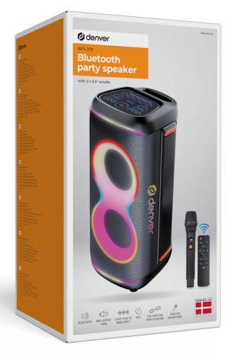 Denver BPS-370 – głośnik imprezowy Bluetooth o mocy 100 W RMS (10)
