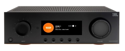 Kompletny zestaw kina domowego JBL Dolby Atmos 5.1.2 – MA9100HP + STAGE 280F + STAGE 245C + STAGE 250B z podstawkami + STAGE 240H + aktywny subwoofer STAGE 220P (4)