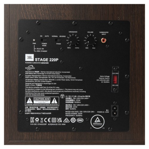 Kompletny zestaw kina domowego JBL Dolby Atmos 5.1.2 – MA9100HP + STAGE 280F + STAGE 245C + STAGE 250B z podstawkami + STAGE 240H + aktywny subwoofer STAGE 220P (10)