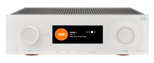 Kompletny zestaw kina domowego JBL Dolby Atmos 5.1.2 – MA9100HP + STAGE 280F + STAGE 245C + STAGE 250B z podstawkami + STAGE 240H + aktywny subwoofer STAGE 220P (4)