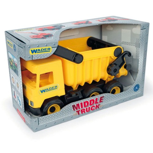 Middle Truck wywrotka żółta w kartonie (9)