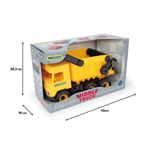 Middle Truck wywrotka żółta w kartonie (8)