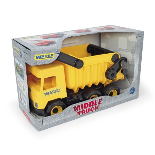 Middle Truck wywrotka żółta w kartonie (4)