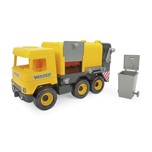 Middle Truck śmieciarka żółta w kartonie (4)