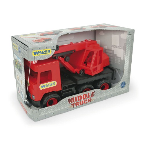 Middle Truck dźwig czerwony w kartonie (8)