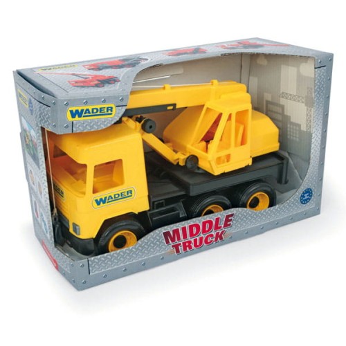 Middle Truck dźwig żółty w kartonie (13)