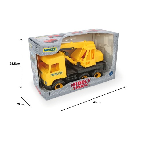 Middle Truck dźwig żółty w kartonie (12)