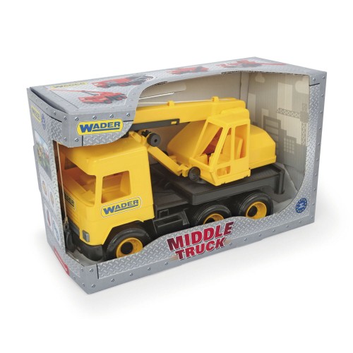 Middle Truck dźwig żółty w kartonie (4)