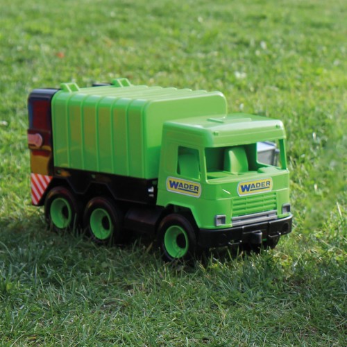 Middle Truck śmieciarka zielona w kartonie (6)