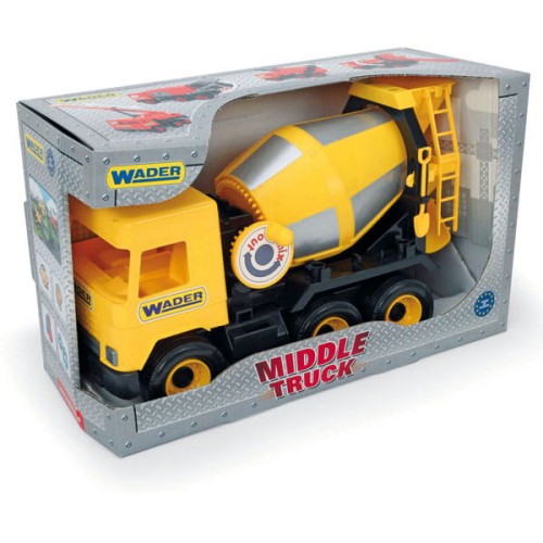 Middle Truck betoniarka żółta w kartonie (7)