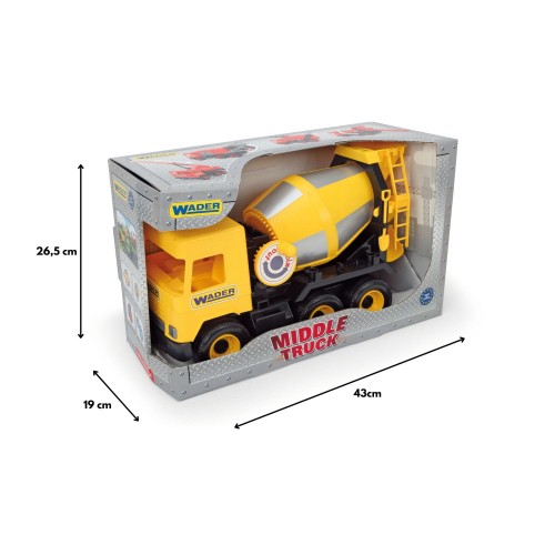 Middle Truck betoniarka żółta w kartonie (6)