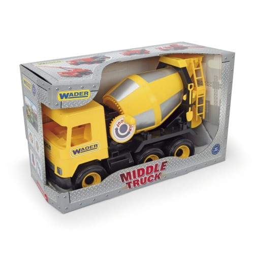 Middle Truck betoniarka żółta w kartonie (2)