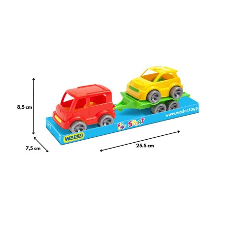 Kid Cars Sport autko z przyczepą (1)