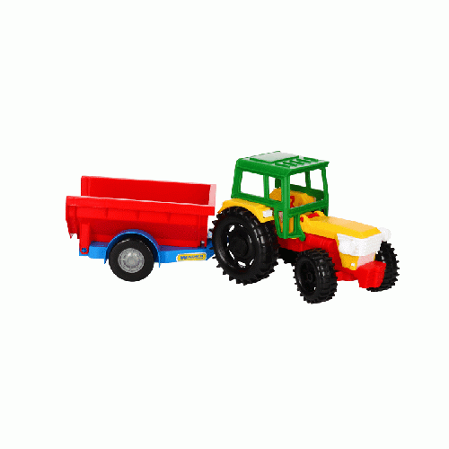 Traktor z przyczepą (1)