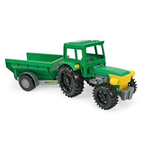 Farmer traktor z przyczepą w kartonie (3)