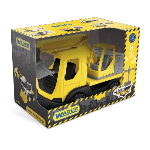 Tech Truck koparka w kartonie (3)