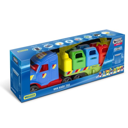 Magic Truck Basic śmieciarka recykling (2)