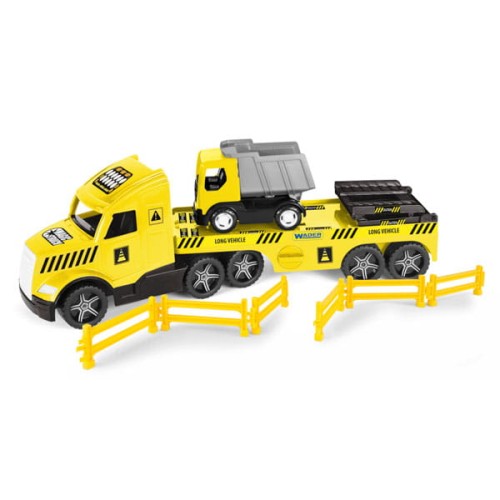 Magic Truck Technic laweta z wywrotką (5)