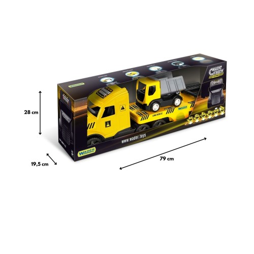 Magic Truck Technic laweta z wywrotką (4)