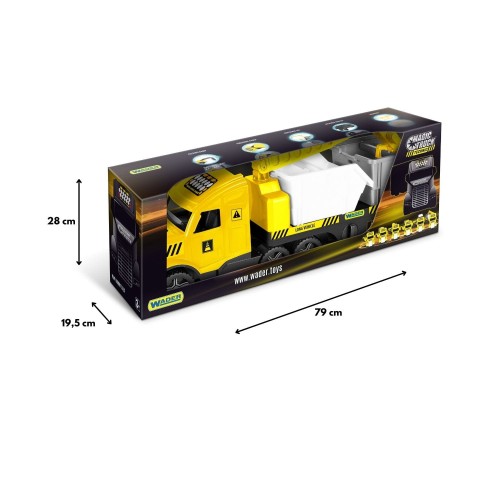 Magic Truck Technic laweta z kontenerami (4)