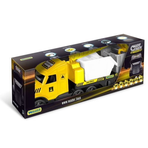Magic Truck Technic laweta z kontenerami (2)